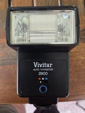 Vivitar 2000 Electronic Flash Automatic Vintage Camera Shoe Mount Flash