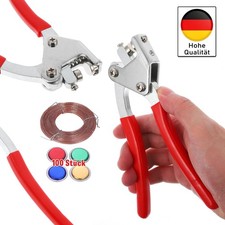 Plombenzange Bleiplombenzange Stahl mit 30M Plombendrähte & Plomben Set für Blei