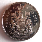 1981 CANADA 50 CENTS - AU/UNC - PROOF LIKE Excellent Coin - Lot #A13