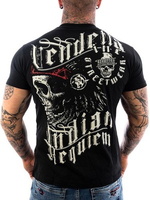 Vendetta Inc. Shirt Indian schwarz VD-1087 Herren Männer T-Shirt Kurzarm NEU