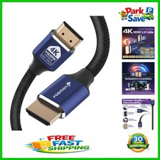 CL3 Rated 1ft HDMI 2.0 Cable for 4K 60Hz - Ultra High Speed, Durable Design