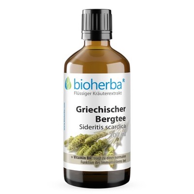 Bioherba Griechischer Bergtee Sideritis scardica Tropfen Tinktur 100 ml