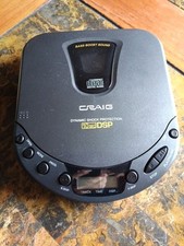 Craig CDM 41210CK Portable CD Player Bass Boost Sound Tested works