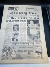 April 30, 1965 The Hockey News Norm Ullman Cover-Excellent