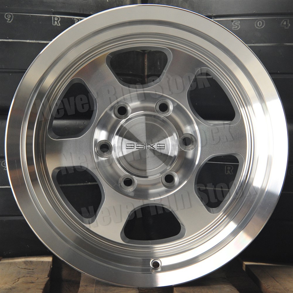 9SIX9 SIX-1 DEEP 16x8 6x139.7 6x5.5 -10 OFFSET MACHINE 6 SPOKES