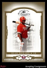 2004 Donruss Classics #186 Ryan Howard 1071/1999 PHILLIES