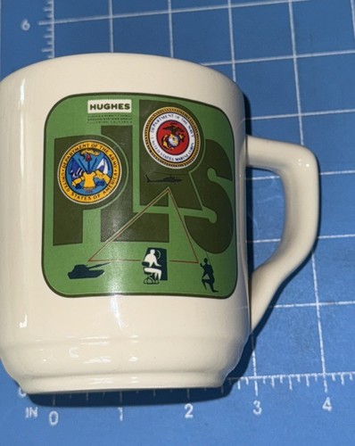 Vintage Hughes Aircraft Company Fullerton Kaffeebecher Raketensysteme PLRS selten - Bild 7 von 8