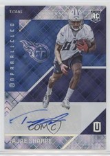 2016 Panini Unparalleled Rookie Blue Auto /199 Tajae Sharpe #194 Auto 0o9