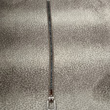 Rhinestone Western Bling Women s Brown Leather Belt Size Medium