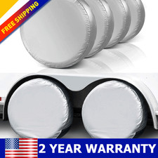 Tire Covers Oxford Waterproof Uv Sun Protector For Motorhome Boat Trailer Camper