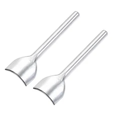 Arc-Shaped Leather Cutter Punch 25mm Strap End Punch Tool for DIY Craft 2pcs