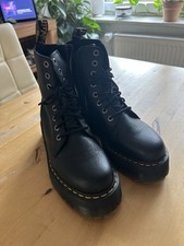 Dr.Martens Jason III Pisa Leder Plateaustiefel Schwarz