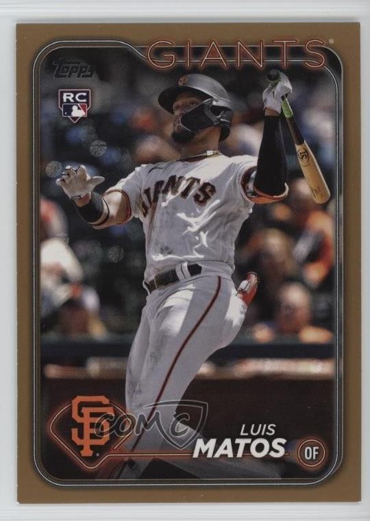 2024 Topps Series 1 Gold 713/2024 Luis Matos #28 19yv