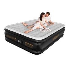 Air Mattress Full with Built in Pump,18   High Blow Up Mattress Full with Wave