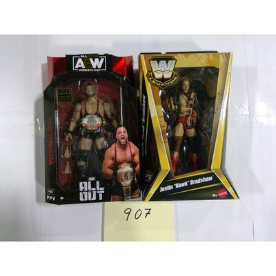 Mattel Jazwares Wrestling Figures Wardlow AEW Justin Bradshaw WWE Legends Good