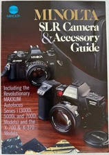 Minolta SLR Camera  Accessory Guide Third Edition