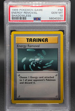 Energy Removal [Shadowless] #92 Prices | Pokemon Base Set 