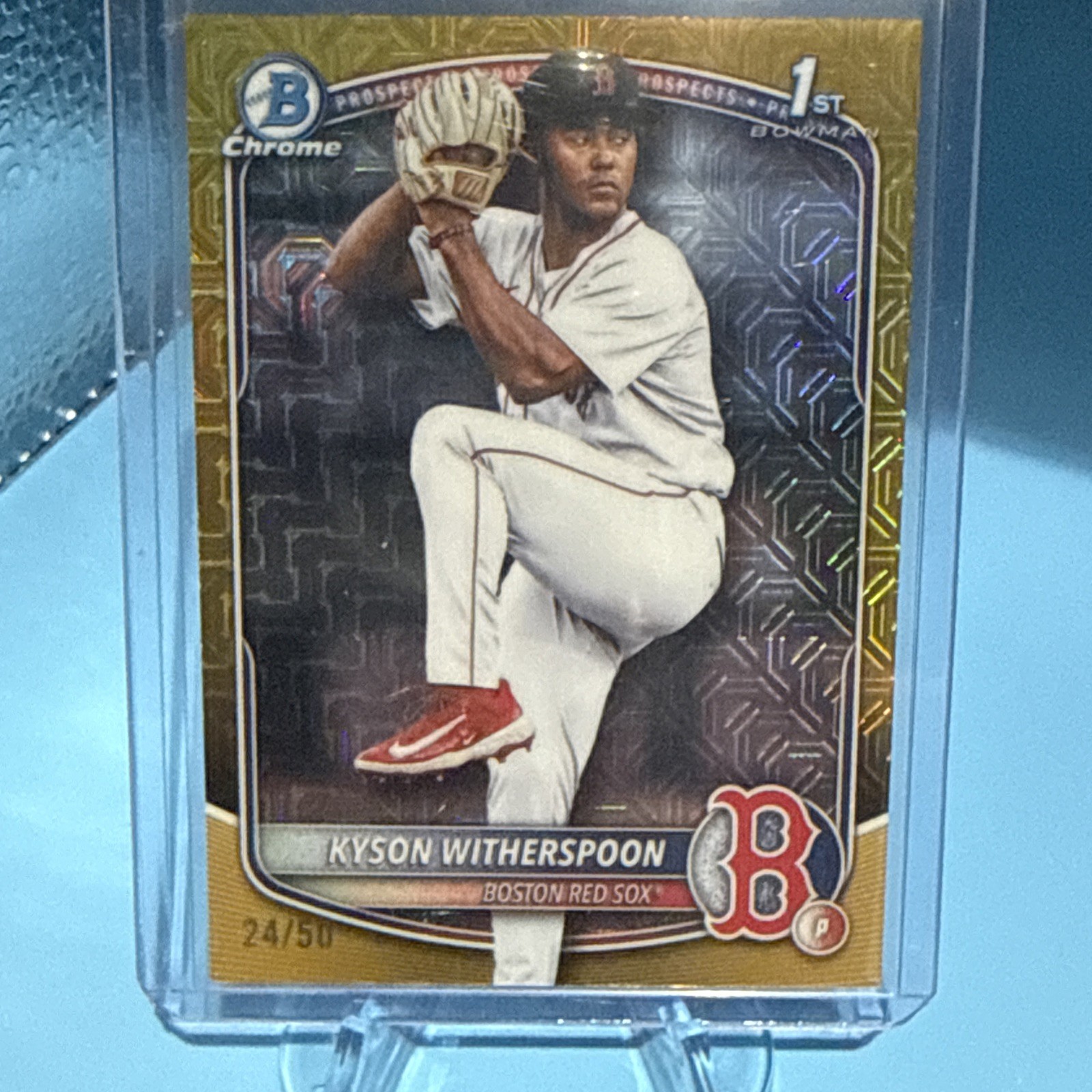 KYSON WITHERSPOON 2025 BOWMAN CHROME DRAFT 1ST GOLD MOJO /50