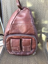 Lavive Brown Leather Vintage Brown Leather Sl...