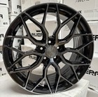 19 AUDI A3 S3 RS3 RIVIERA RF108 FLOW FORMED GLOSS BLACK DT 85J ALLOYS X4