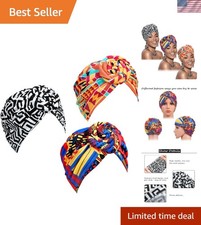 3 Pack African Headwraps