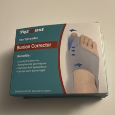 Bunion Corrector Toe Spacer Pair Straightener, Spreader, Stretcher Separator
