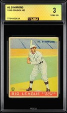 1933 Goudey Al Simmons #35 MBA 3
