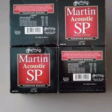 Lot 4x Martin Acoustic SP Phosphor Bronze Lig...