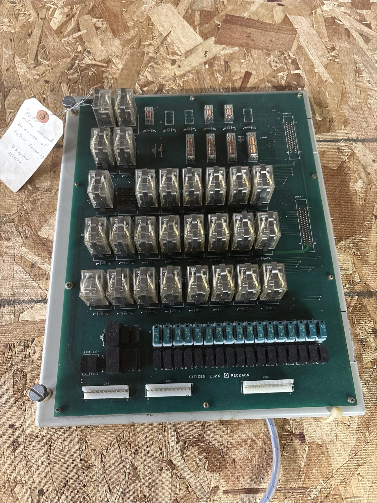 Citizen Circuit Board / Relay Board PCB E32K P202 ABN