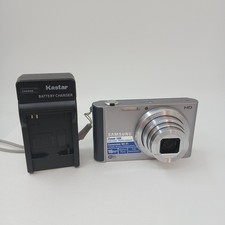 Samsung ST200F 16.1MP Digital Compact Camera 10x Zoom Wi-Fi Silver - Tested