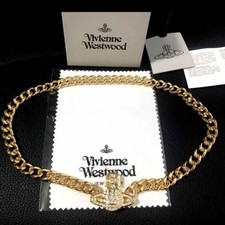 Vivienne Westwood Necklace Graziella Small Chain Orb Choker Gold IN BOX