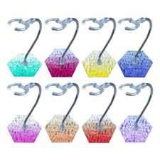 2PCS Plastic Hexagonal Model Holder Rack With Wavy Texture For Collectibles
