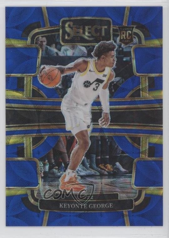 2023-24 Panini Select Concourse Blue Scope Prizm 205/249 Keyonte George #75 3hd