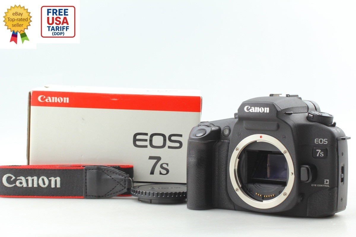 [ Top MINT in Box ] Canon EOS 7S ELAN 7NE SLR 35mm Film Camera Black From JAPAN