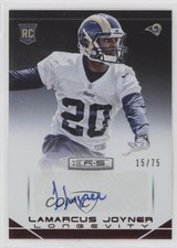 2014 Rookies & Stars Longevity Ruby Signatures 15/75 Lamarcus Joyner Auto 0w8