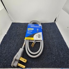 Eastman 61251 Electric Dryer Cord 6ft 250V 10/3 Gauge Wire 30 Amp