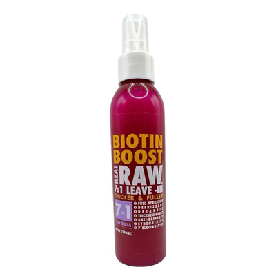 Biotin Boost 7 in 1 Real Raw Leave-In, Thick Fuller Conditioner Smoothie Spray