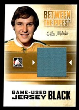 2010 IN THE GAME BETWEEN PIPES GILLES MELOCHE M-17 JERSEY EMBLEM GOLDEN SEALS