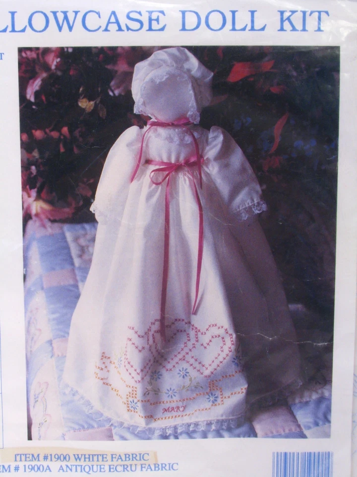 Prairie 枕套娃娃套件带戳刺绣 Jack Dempsey 针艺术美国 913 — 第 2/4 张图片