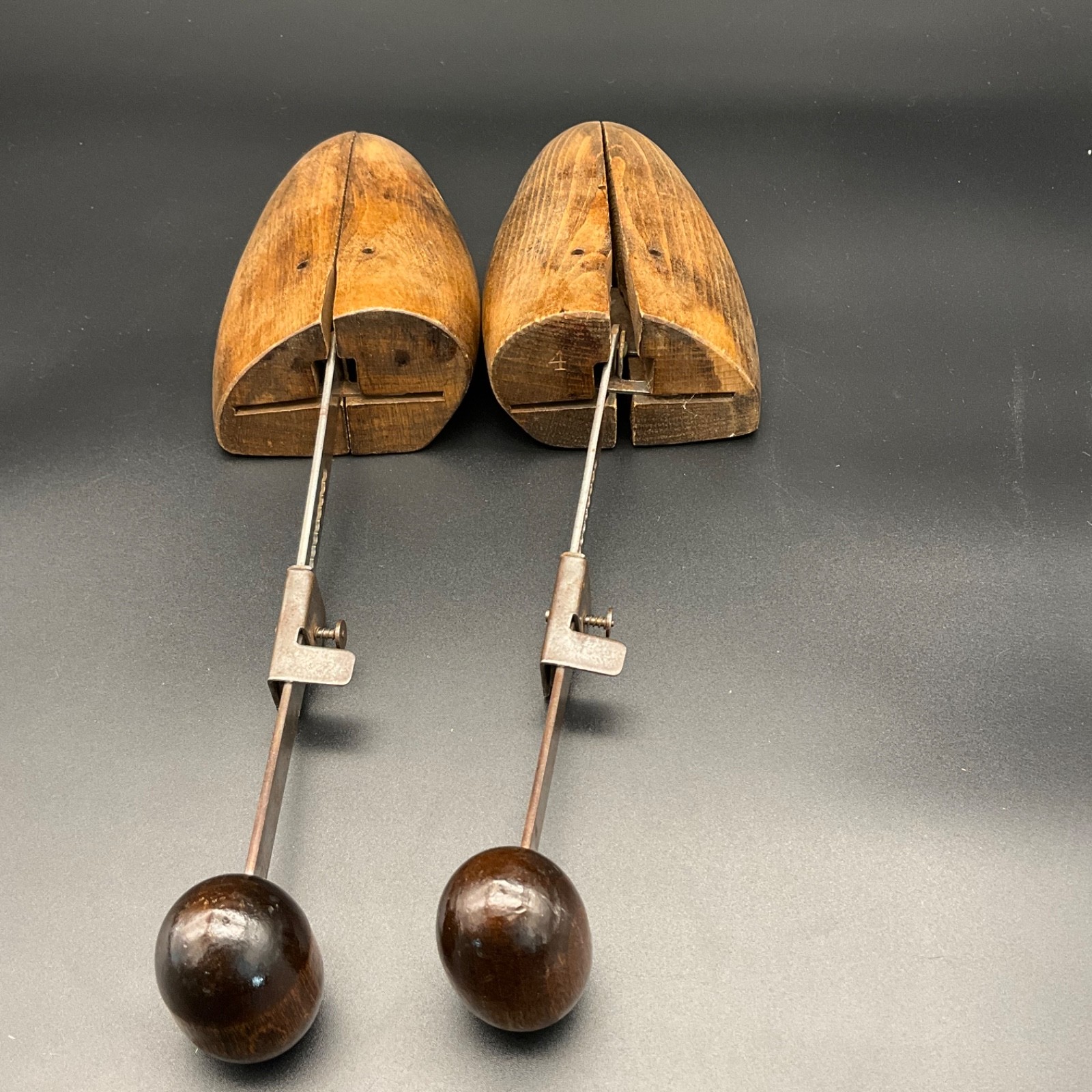 Vtg Wood Shoe Keepers, Stretchers, Form (Travel Tree, Jones, Vining, Miller) Lot