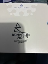 Royal Mint 2022 Commonwealth Games Birmingham BUNC Coloured 50p Coin Full Set