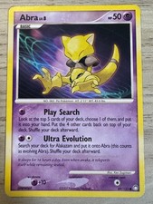Abra 69/123 Common Mysterious Treasures Pokemon Moderately Played