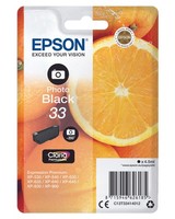 Epson Original 33 Orange Druckerpatrone - Fotoschwarz (C13T33414012)