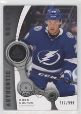 2021 Upper Deck SP Game Used 2005-06 Retro Rookies /999 Ross Colton #R-38 0yo8
