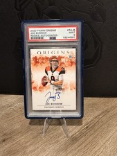Panini 2020 Origins Joe Burrow Rookie Autographs #RA-JB Auto PSA 9 Bengals