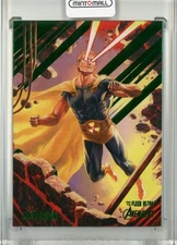 2022 Marvel Fleer Ultra Avengers Hyperion Green Foil 32