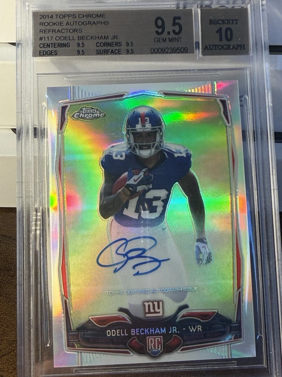 10 Graded Football Odell Beckham Jr. Sports Trading Cards for sale