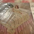 VTG Beacon Rayon Acrylic Blanket Satin Binding Pink Rose NEW Old Stock Twin Size — photo 2
