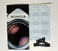 Konica Autofocus T Camera Sales Brochure