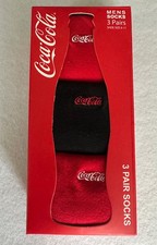 3 pack of coke cola socks
